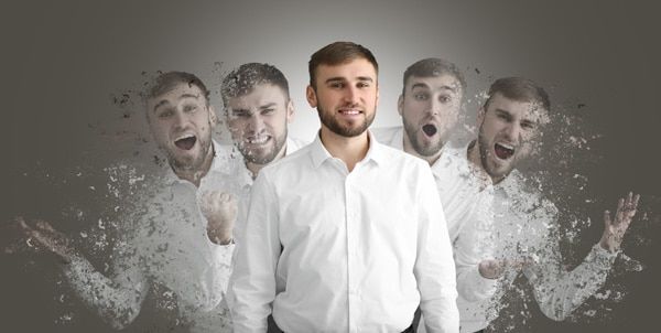 Guy With Different Emotions