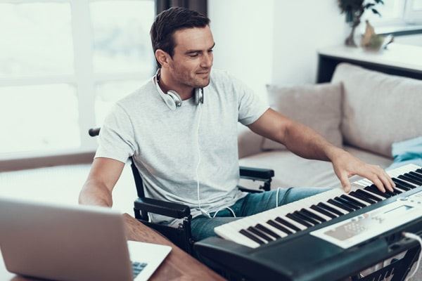 Man Writing a Song